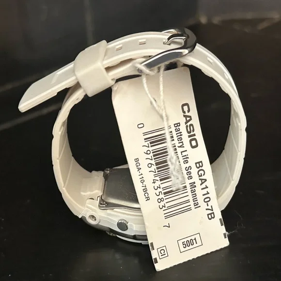 Casio Baby-G White Series BGA110-7B Digital Quartz Watch - Picture 4 of 7